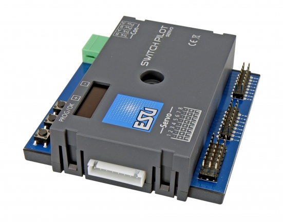 ESU 51832 SwitchPilot 3 Servo, 8-fach Servodecoder DCC/MM, OLED