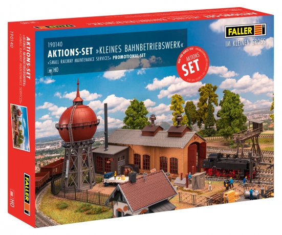 FALLER 190140 H0 Aktions-Set Kleines Bahnbetriebswerk