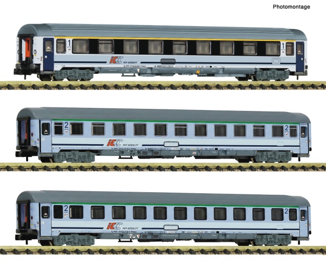 Fleischmann 6260113 N Eurofima-Wagen, PKP 3er-Set 