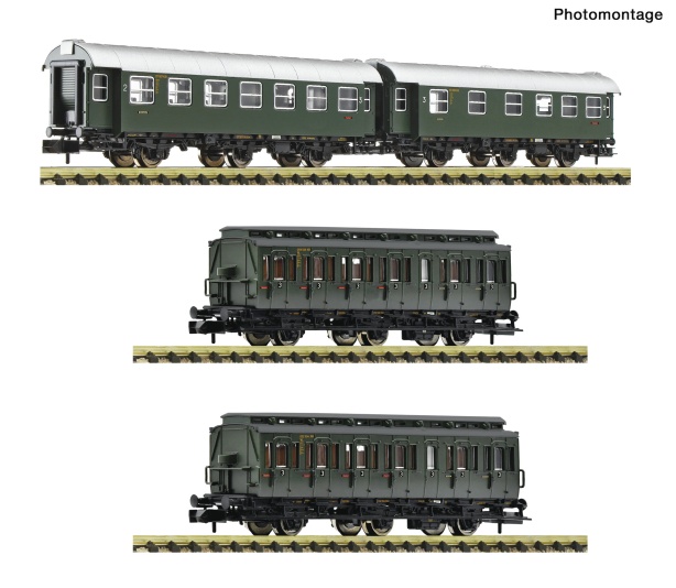 Fleischmann 6260114 N Personenzug Krefeld, DB 3er-Set 