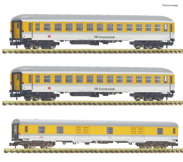 Fleischmann 6260125 N Messbeiwagen „DB Systemtechnik“ DB AG 3er-Set