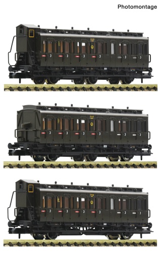 Fleischmann 6260128 N Personenwagen, DRG 3er-Set 