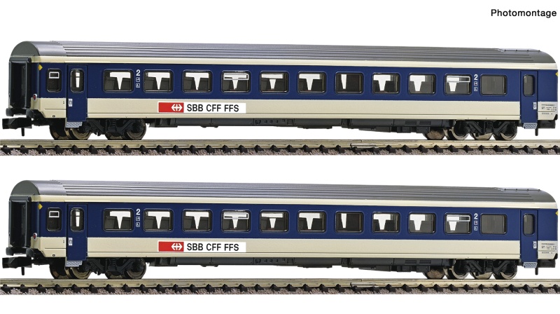 Fleischmann 6260135 N Reisezugwagen, SBB 2er-Set 