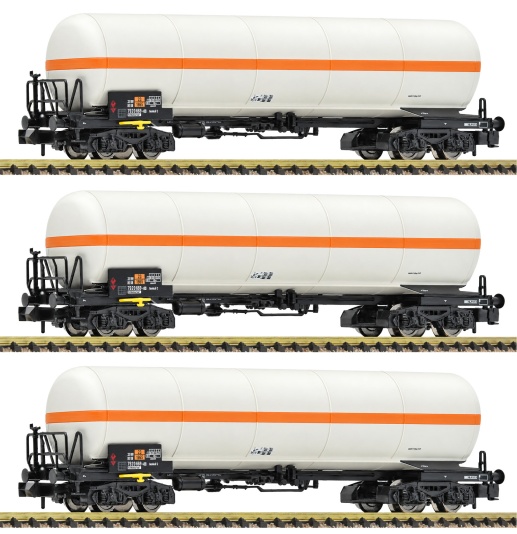 Fleischmann 6660081 N Druckgaskesselwagen, DB 3er-Set 