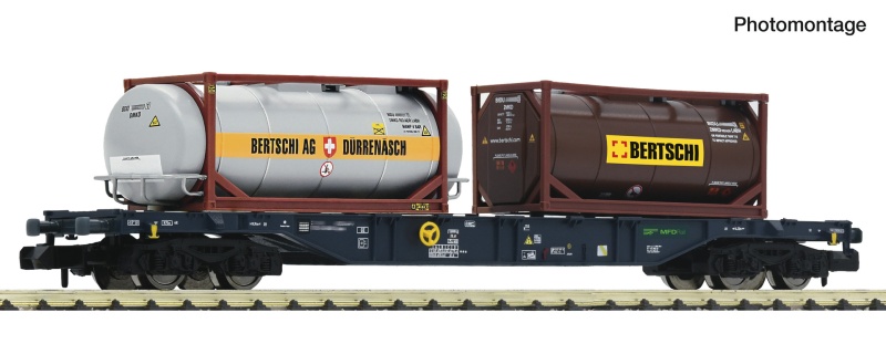 Fleischmann 6660177 N Containertragwagen, MFD Rail 