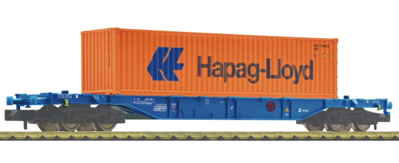 Fleischmann 6660183 N Containertragwagen, CD Cargo 