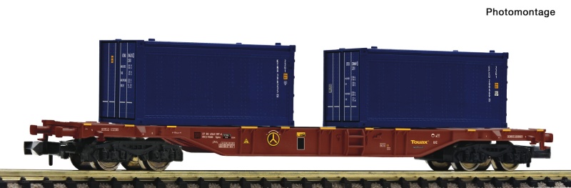 Fleischmann 6660186 N Containertragwagen, Touax 
