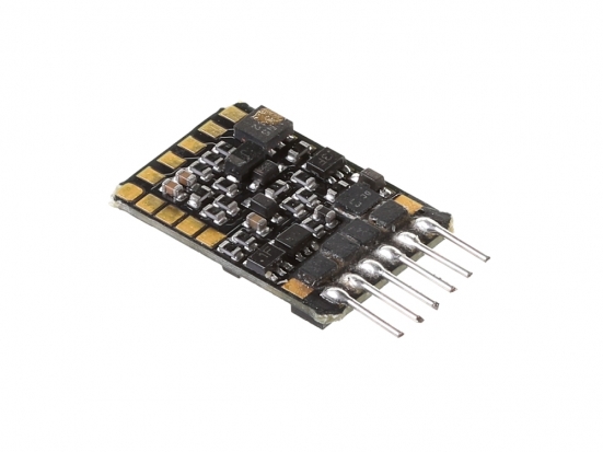 Preview: Fleischmann 686101 N/TT Decoder 6-polig (NEM 651)