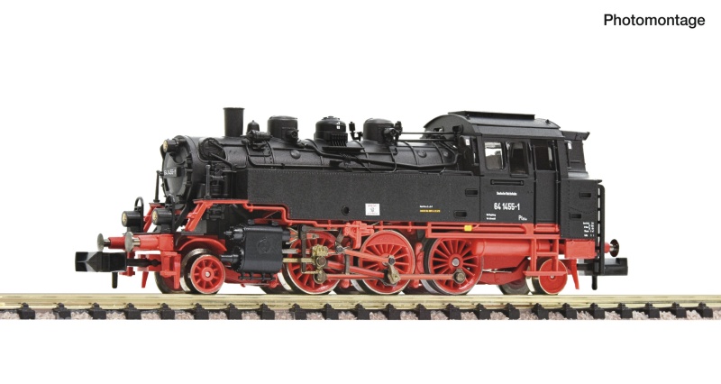 Fleischmann 7170043 N Dampflok 64 1455-1, DR, Digital 