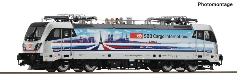 Fleischmann 7570116 N E-Lok BR 188 125-9, RAILPOOL/SBB CI, Sound