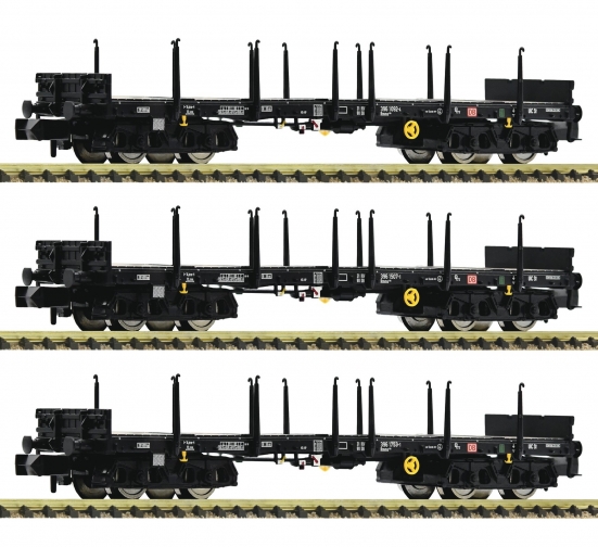 Fleischmann 826710 N Flachwagen, DB AG 3er-Set