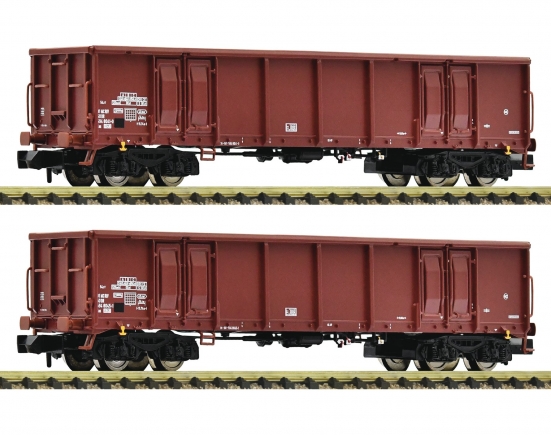 Fleischmann 830253 N Offene Güterwagen, DR 2er-Set