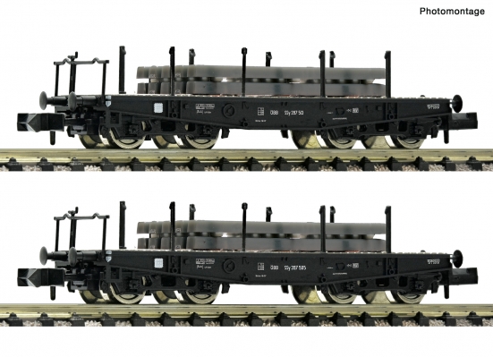 Fleischmann 845607 N Schwerlast-Flachwagen, ÖBB 2er-Set