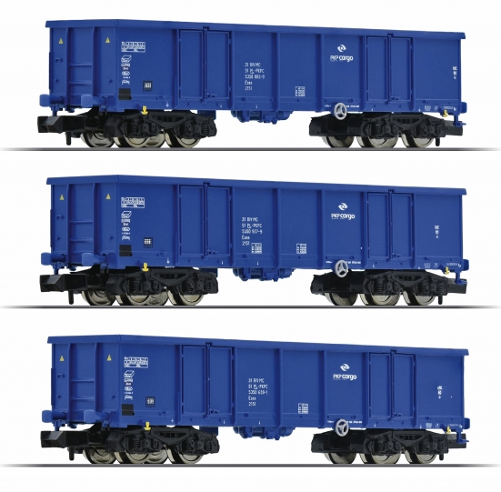 Fleischmann 852329 N Offene Güterwagen, PKP Cargo 3er-Set