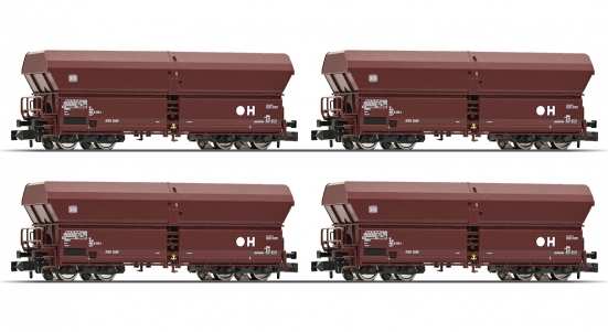 Fleischmann 931895-2 N Selbstentladewagen, DB 4er-Set