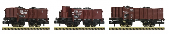 Fleischmann 820802 N Kohlewagen beladen, DRB 3er-Set