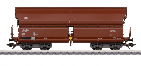 Preview: Märklin 00730 H0 Schwenkdachwagen Tals 968, DB 24er-Set (Display)