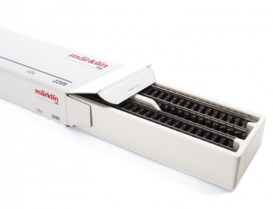 Preview: Märklin 2205 H0 K-Gleis Flexibles Gleis 900 mm (10 Stück)