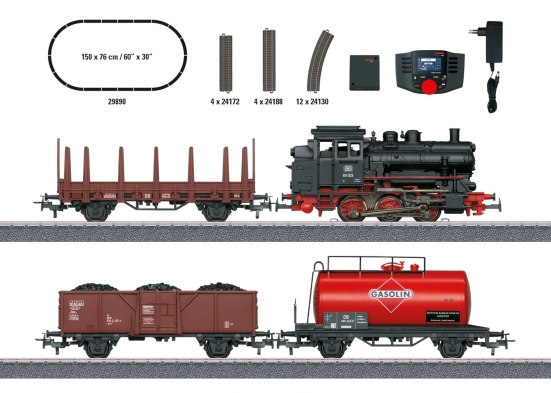 Märklin 29890 H0 Digital-Startpackung Güterzug mit BR 89