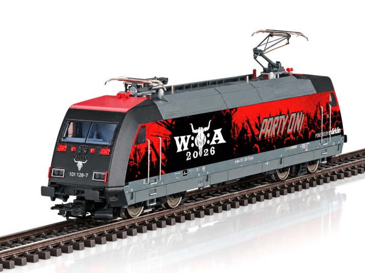 Preview: Märklin 39476 H0 E-Lok BR 101 Wacken Open Air, AC-Sound 
