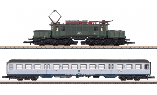 Märklin 81221 Spur Z Nahverkehrszug mit Elektrolokomotive BR 194, DB