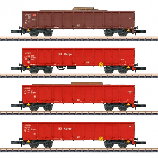 Märklin 82542 Spur Z Hochbordwagen Eanos, 4er-Set