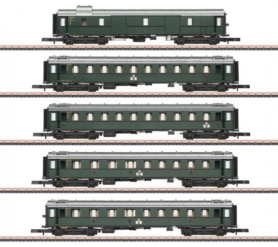 Märklin 87620 Spur Z Schnellzugwagen-Set der Einheitsbauart 1928 bis 1930
