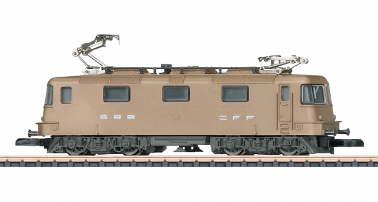 Preview: Märklin 88597 Spur Z E-Lok Re 4/4 II in Echtbronze