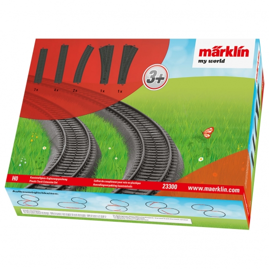 Märklin 23300 Kunststoffgleis Ergänzungspackung (My world)