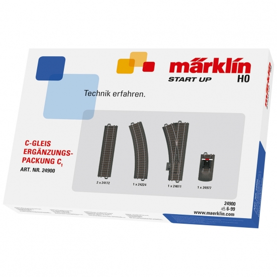 Märklin 24900 H0 C-Gleis Ergänzungspackung C1