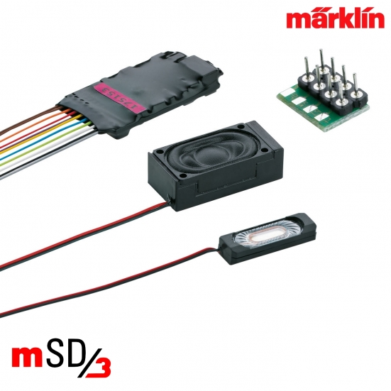 Märklin 60986 H0 SoundDecoder mSD3 mit Kabelbaum (Diesellok)