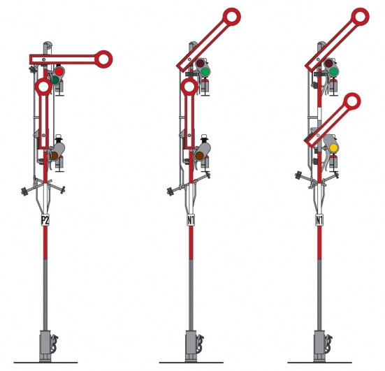 Märklin 70411 H0 Form-Hauptsignal mit Schmalmast