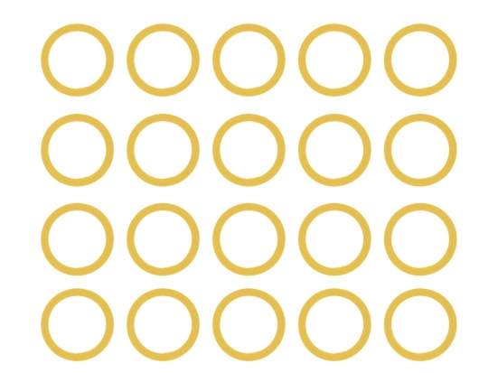 LGB E126174 Haftreifen 25x32x1mm (20 Stück) Modelleisenbahn