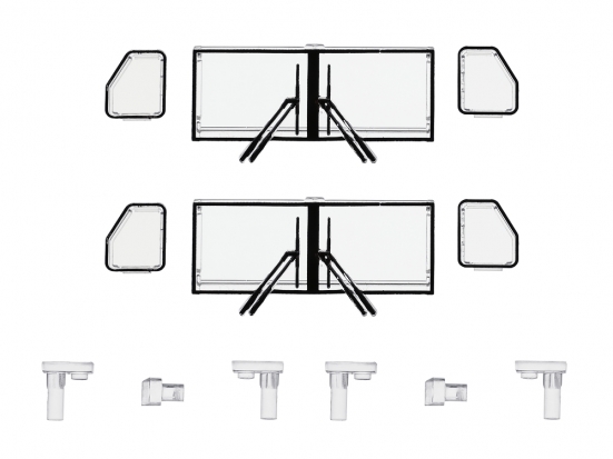 Märklin E141376 Zubehör-Set Fenster, Lichtkörper Modelleisenbahn