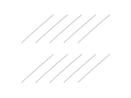 Minitrix E15094900 Federstab Rückholfeder 0,12x15 (10 Stück) Modelleisenbahn