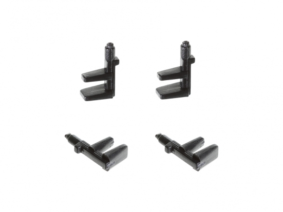 Minitrix E178431 Rangiertritt, schwarz (4 Stück) Modelleisenbahn