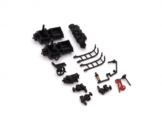 Preview: Märklin E318171 Leiter, Pfeife, Pumpe, Handrad (Set) Modelleisenbahn