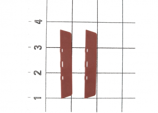 Preview: Märklin E334086 Übergang-Tritt (RAL 3009 Oxidrot) (2 Stück) Modelleisenbahn