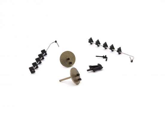 Preview: Märklin E341174 Haken, Leitung, Deckel, Leiter (Set) Modelleisenbahn