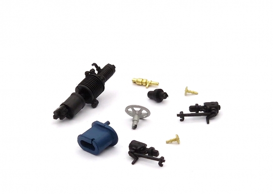 Preview: Märklin E368461 Pfeife, Ventil, Handrad, Pumpe, Hutze (Set) Modelleisenbahn