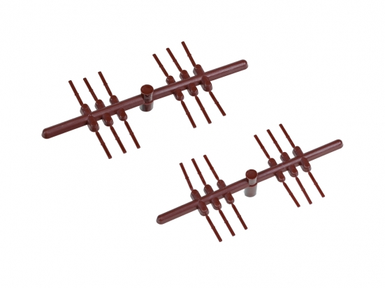 Märklin E371590 Spritzling mit je 12 Rungen, braun (2 Stück) Spur Z Modelleisenbahn