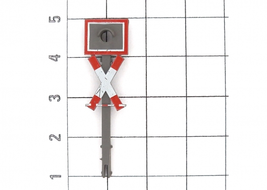 Märklin E412660 Warnkreuz (2 Stück) Modelleisenbahn