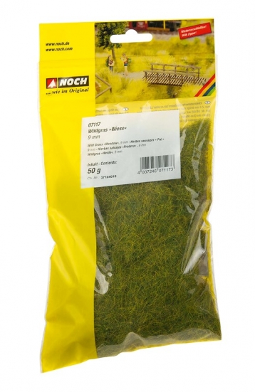 Preview: NOCH 07117 Wildgras Wiese, 9 mm, 50g Beutel