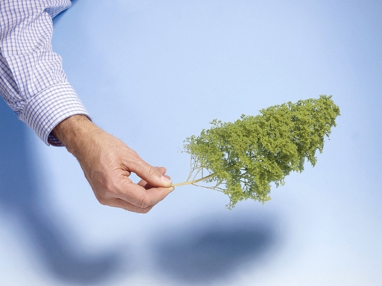 Preview: NOCH 07167 Laub-Set mit olive, hell-, mittel- und dunkelgrün