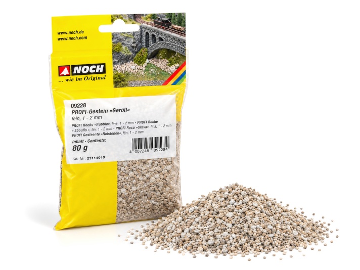 NOCH 09228 PROFI-Gestein Geröll, fein, 80g 
