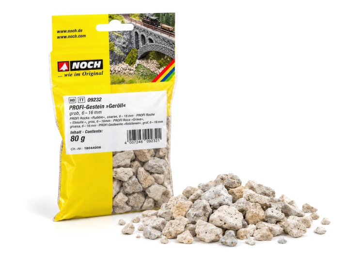 NOCH 09232 PROFI-Gestein Geröll, grob, 80g 