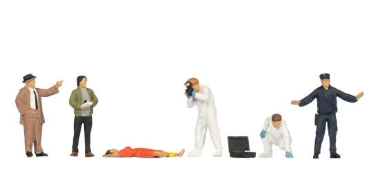 NOCH 15071 H0 Kriminalpolizei mit Leiche