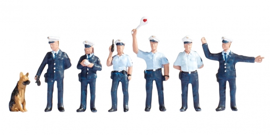 NOCH 15091 H0 Polizisten Deutschland (blaue Uniform)