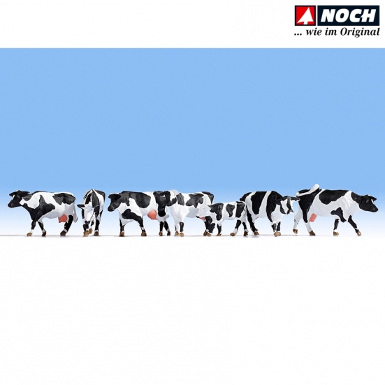 NOCH 15725 H0 Kühe, schwarz-weiß