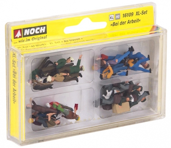 Preview: NOCH 16109 H0 Figuren-XL-Set „Bei der Arbeit“
